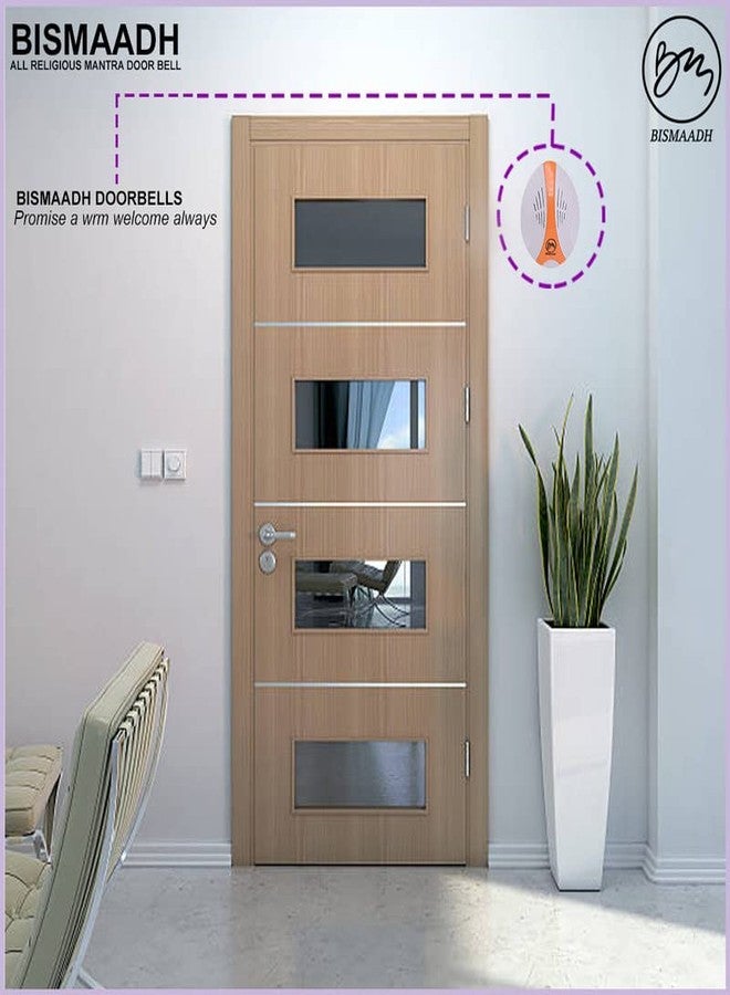 BISMAADH Om Namah Shivay Mantra Chanting Electronic Doorbell Chimes for Home, Office, Shop - Image 4